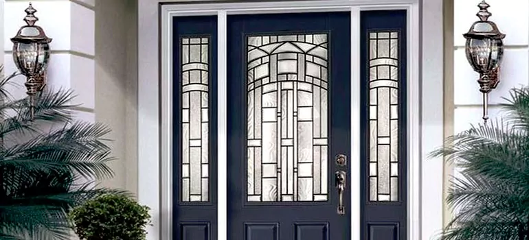 Stained Glass Door Panels in Ensley, FL