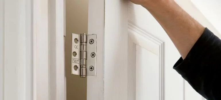 Bathroom Stall Door Hinge Repair in Ensley, FL