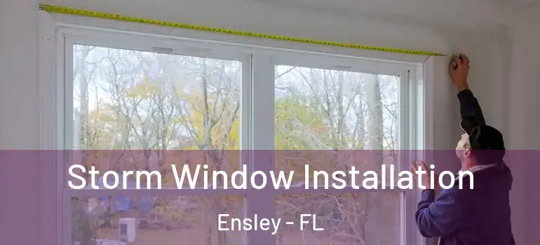 Storm Window Installation Ensley - FL